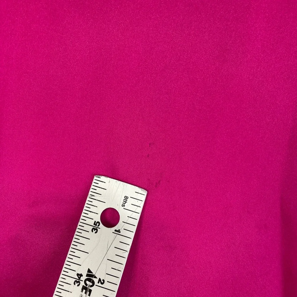Etcetera Magenta Pink 100% Silk Scoop Neck Tank‎ Top Women's Size 2